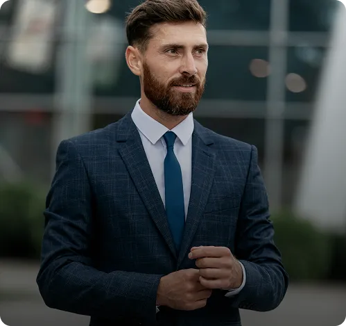 Vendedor externo de moda atendendo um cliente