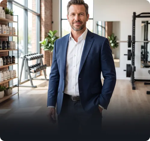 Representante comercial atendendo um cliente B2B
